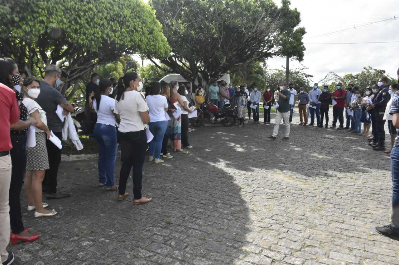 Camacã: Prefeito Paulo do Gás faz recepção aos funcionários da Prefeitura